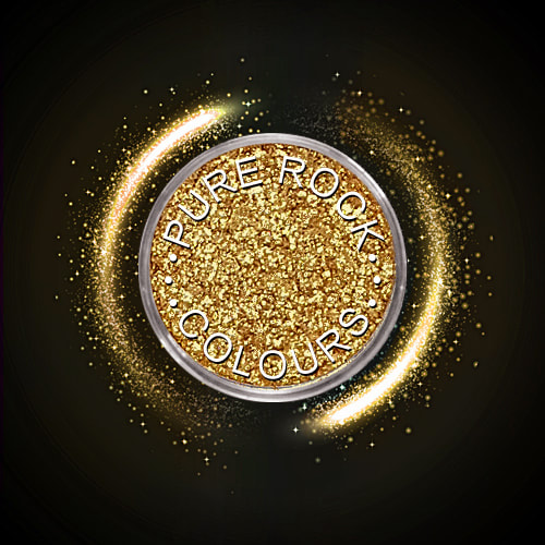 EcoSparks™ Allure - Earth friendly glitter in sparkling pale gold. 