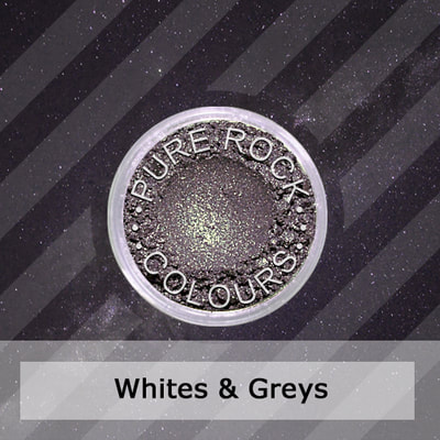 White & Grey Pearl Pigments for Nail Polish