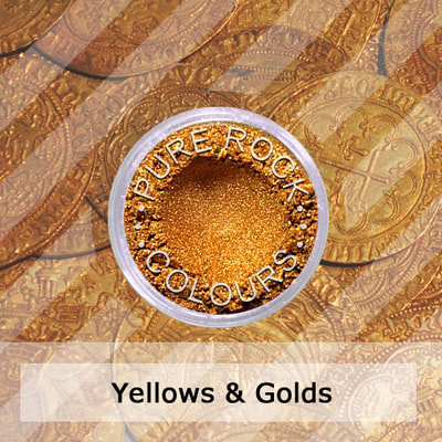 Yellow & Gold Pearl Pigments for Nail Polish